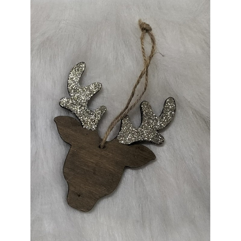 Sagoma Renna - Glitter Oro