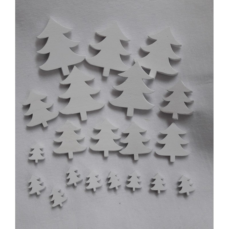 Sagome Abete Bianco – Confezione 3 Misure