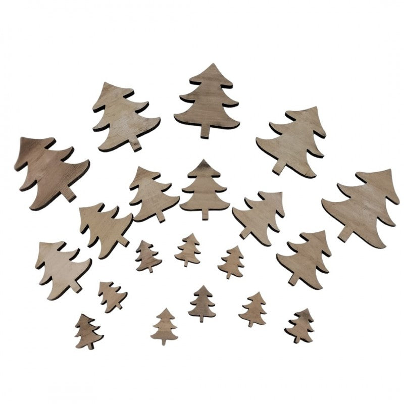 Sagome Abete Col. Legno – Confezione 3 Misure
