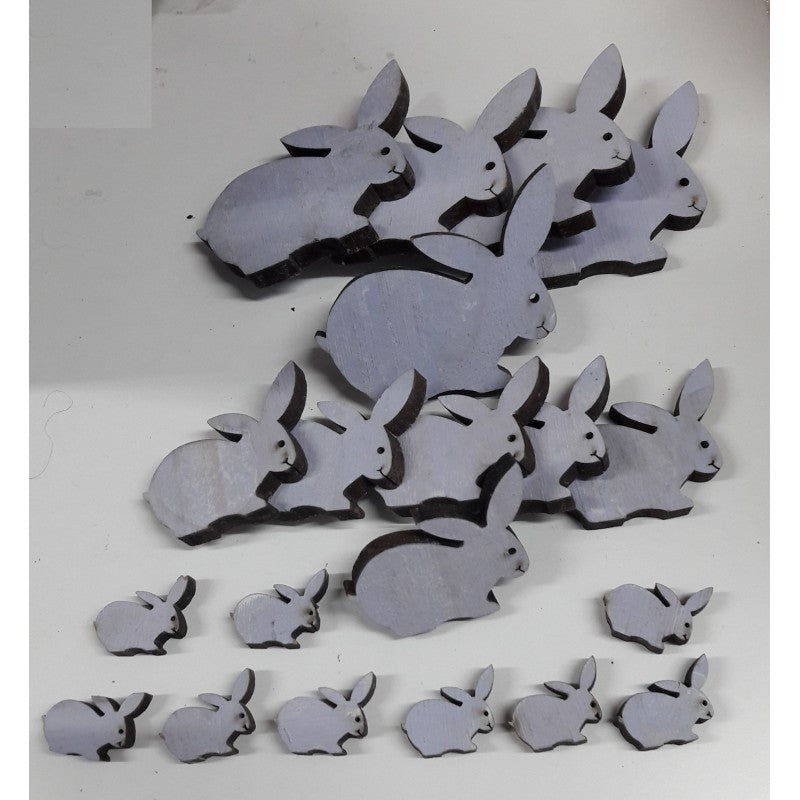 Sagome Coniglietti - Confezione 3 Misure