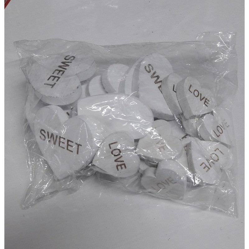 Sagome Cuori Con Scritte "sweet" E "love"– Confezione 2 Misure