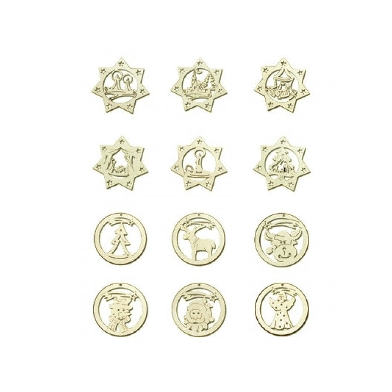 Sagome Natale Set 12 Pz
