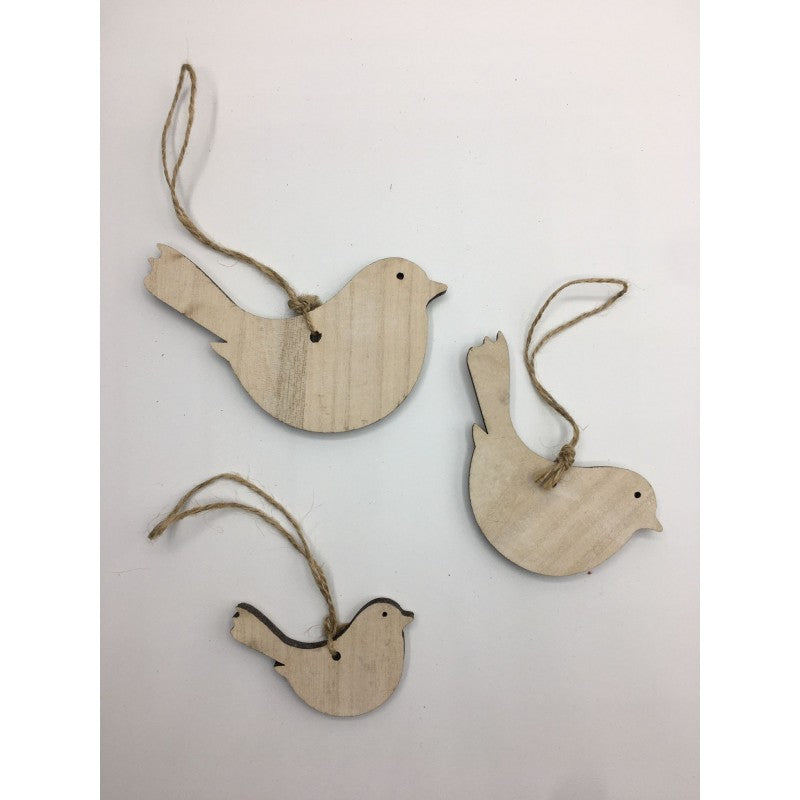 Sagome Uccellini - Conf. 3 Pezzi