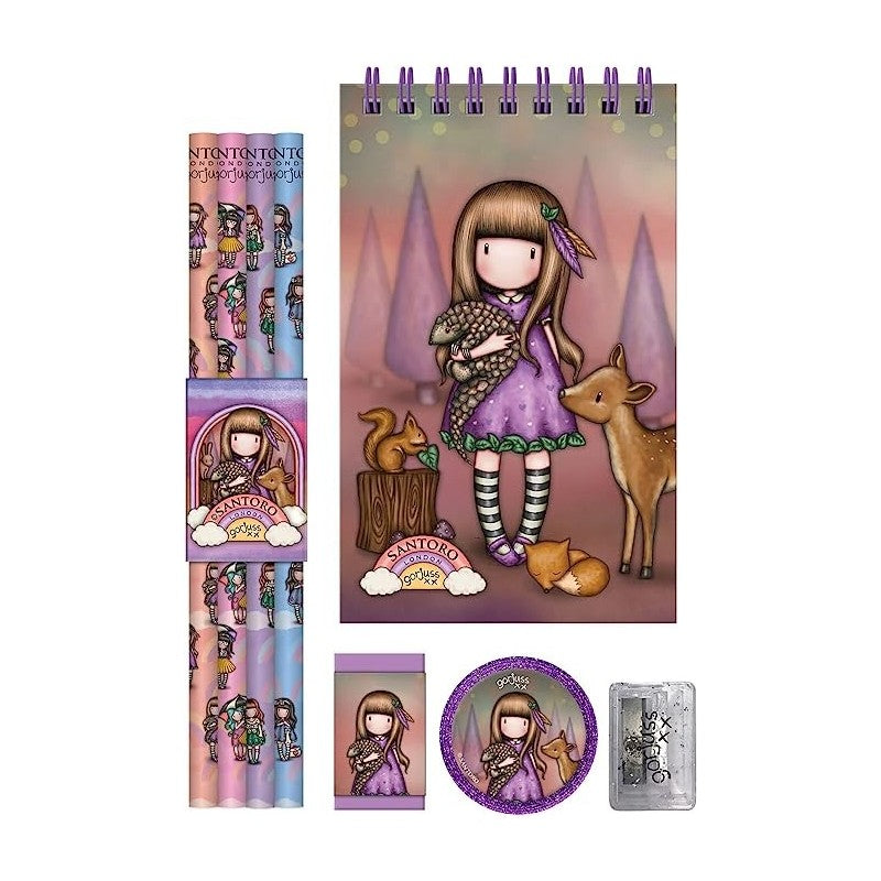 Santoro Gorjuss - Set Di Cancelleria - Be Kind To All Creatures