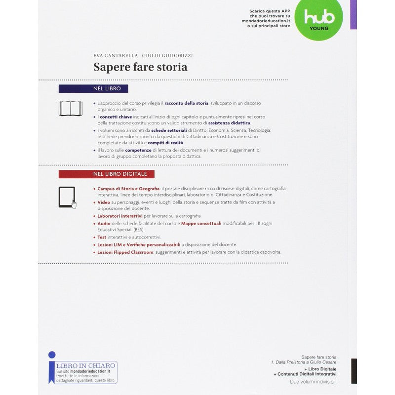 Sapere Fare Storia Vol. 1