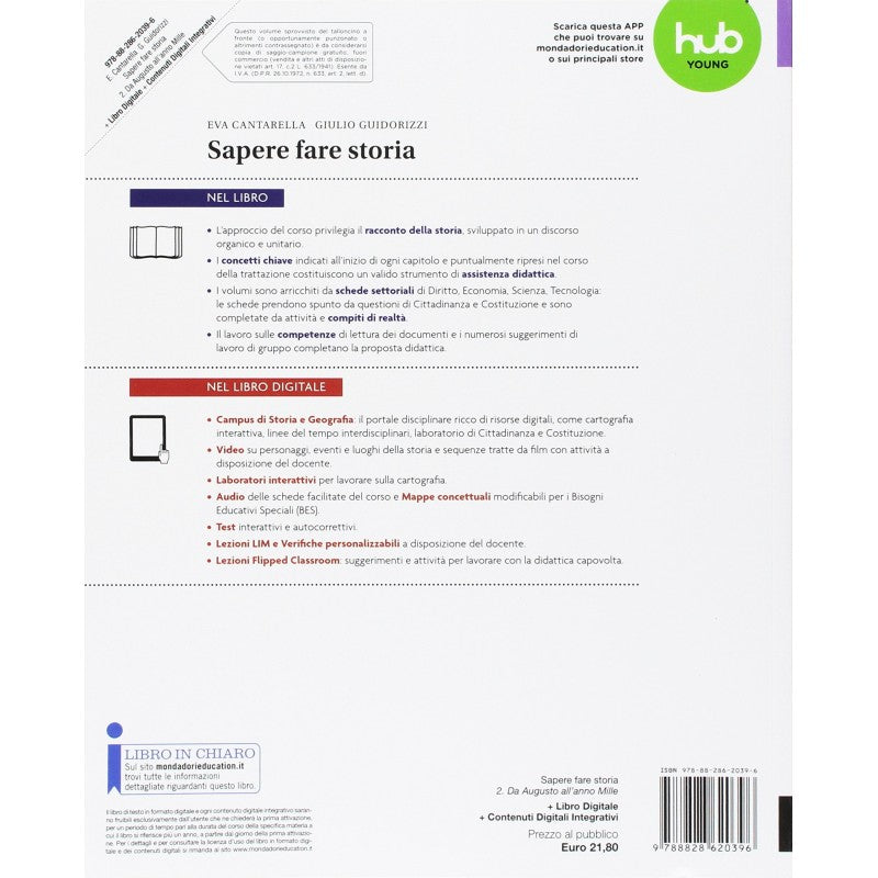 Sapere Fare Storia  (vol. 2). Da Augusto All'anno Mille