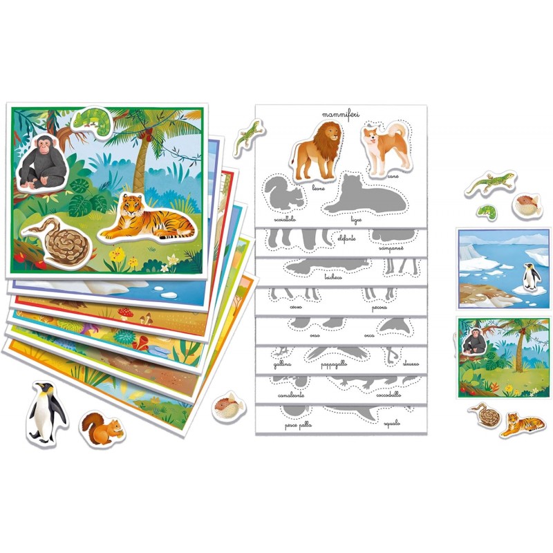 Sapientino Montessori Gli Animali Con Tessere Sagomate - Clementoni