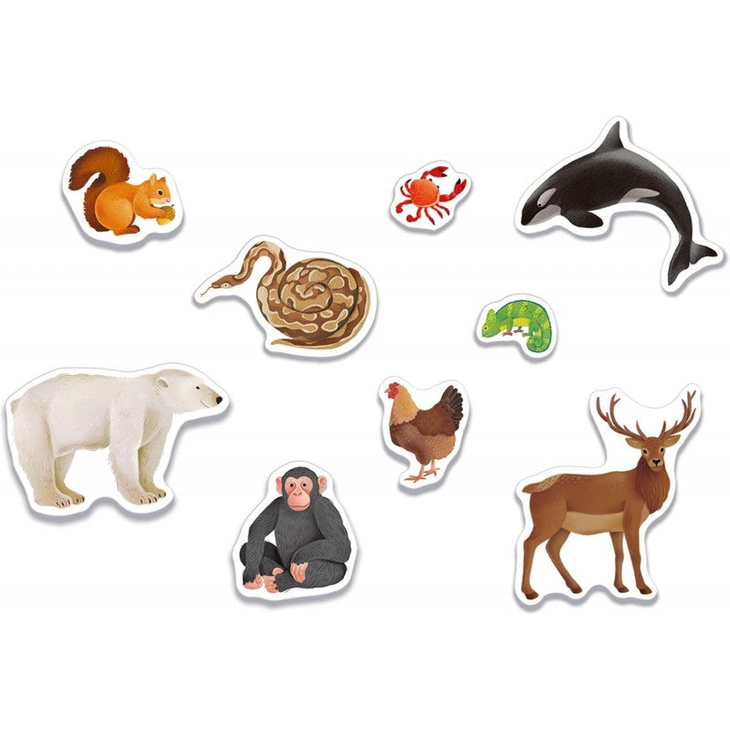 Sapientino Montessori Gli Animali Con Tessere Sagomate - Clementoni