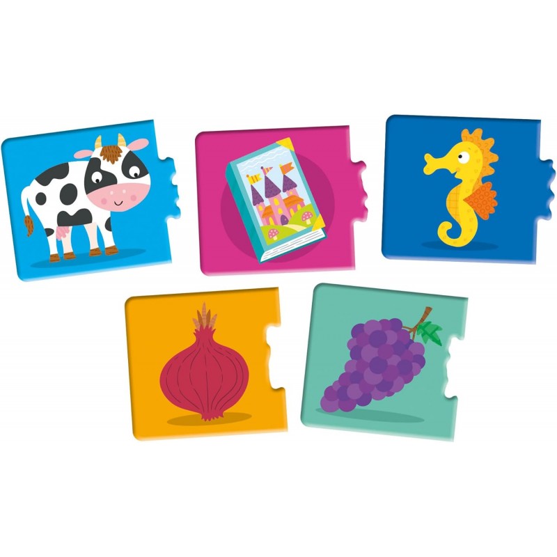 Sapientino Montessori Le Mie Prime 100 Parole Puzzle, Flashcards - Clementoni