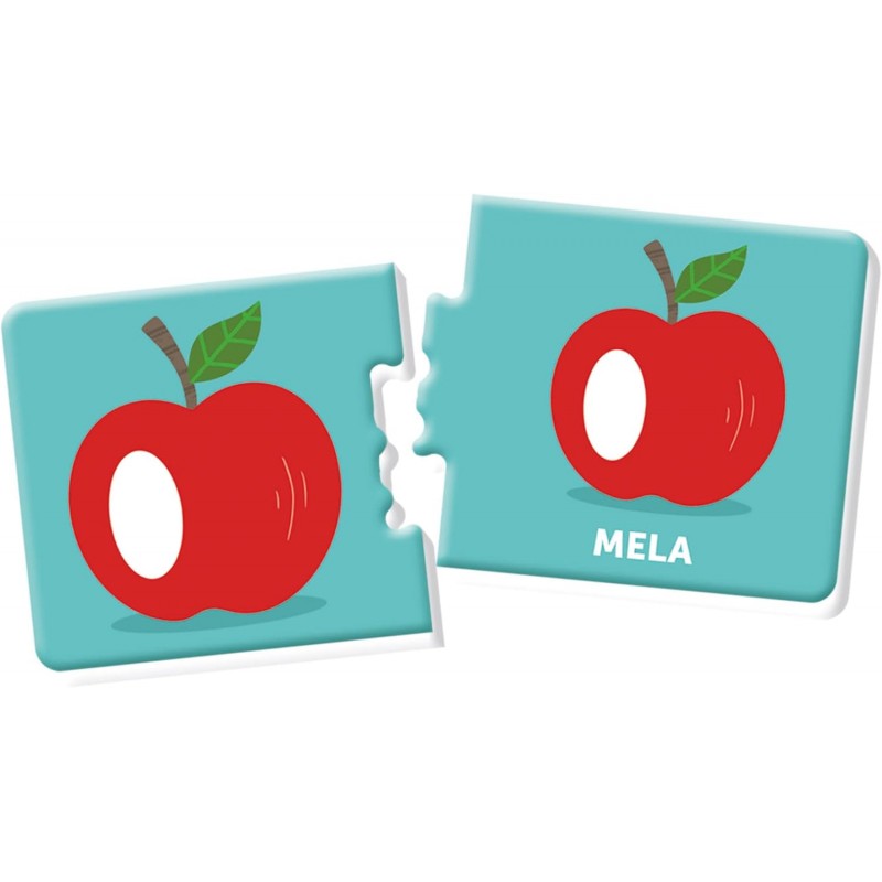 Sapientino Montessori Le Mie Prime 100 Parole Puzzle, Flashcards - Clementoni