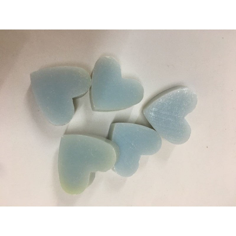 Sapone Cuore Azzurro 4,5cm - 5 Pezzi
