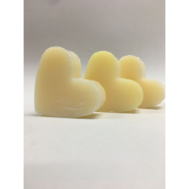 Sapone Cuore Bianco 4,5cm - 5 Pezzi