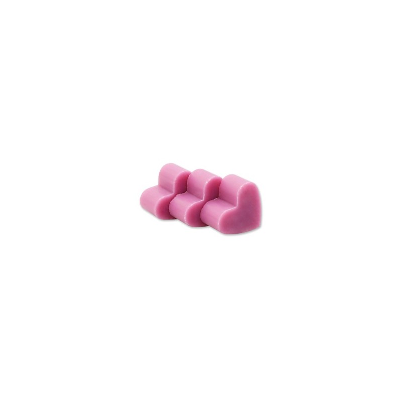 Sapone Cuore Fuxia 2,5cm – 10 Pezzi