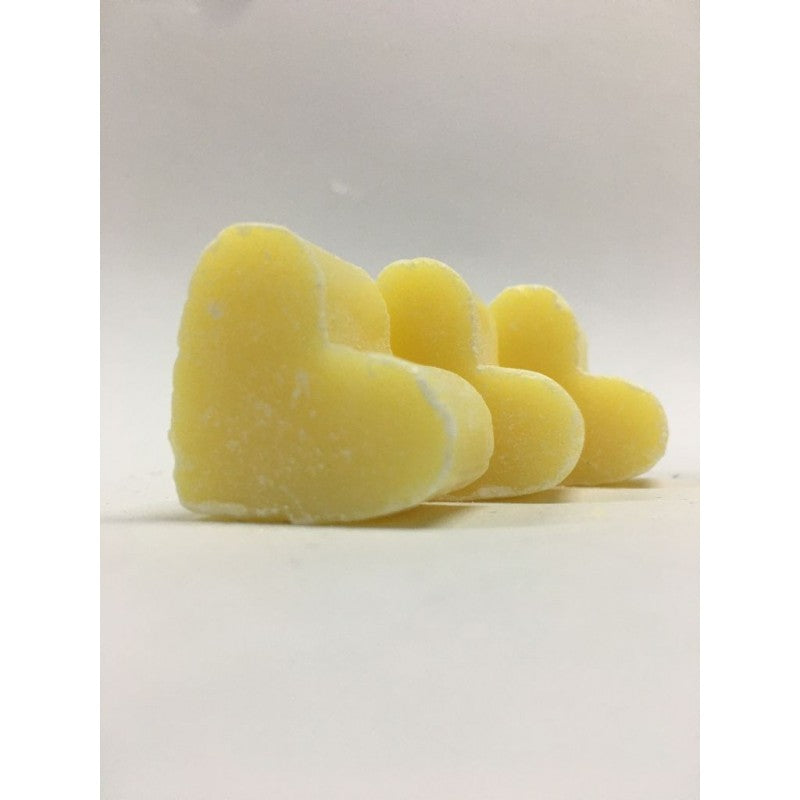 Sapone Cuore Giallo 2,5cm - 10 Pezzi