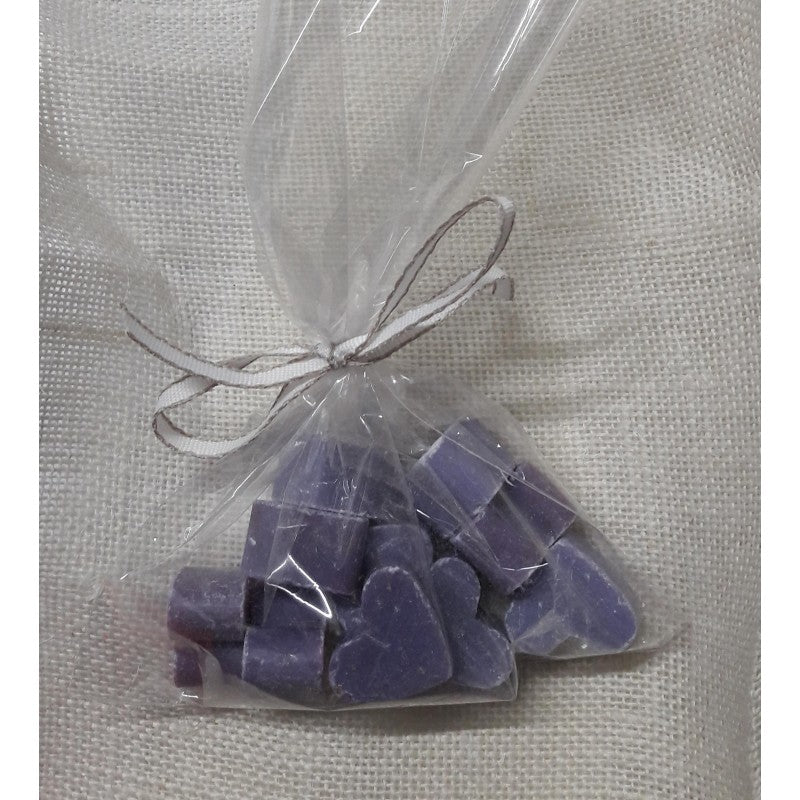 Sapone Cuore Lilla 2,5cm – 10 Pezzi