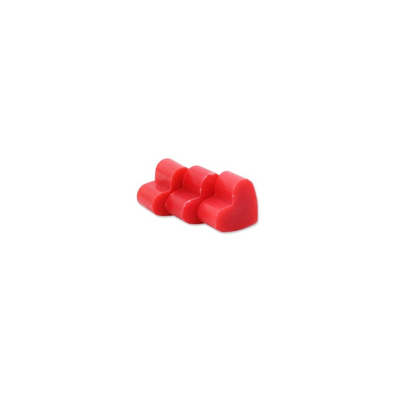 Sapone Cuore Rosso 2,5cm - 10 Pezzi