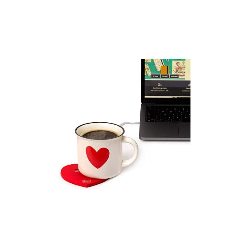 Scalda Tazza Usb Warm It Up - Heart - Legami