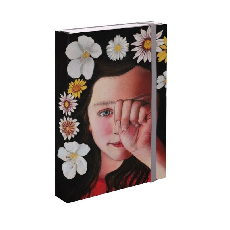 Scatola Progetti Con Elastico Image Donne - Fiori Di Rinascita - Dorso 5 Cm - 33x25 Cm