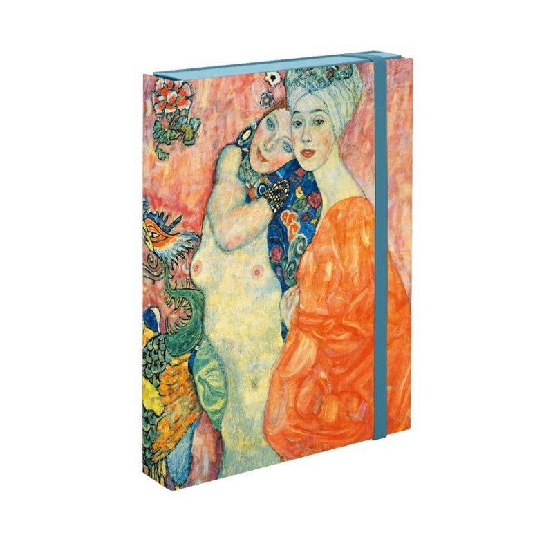 Scatola Progetti Con Elastico Image - Dorso 5 Cm - 33x25 Cm - G.klimt - Le Amiche
