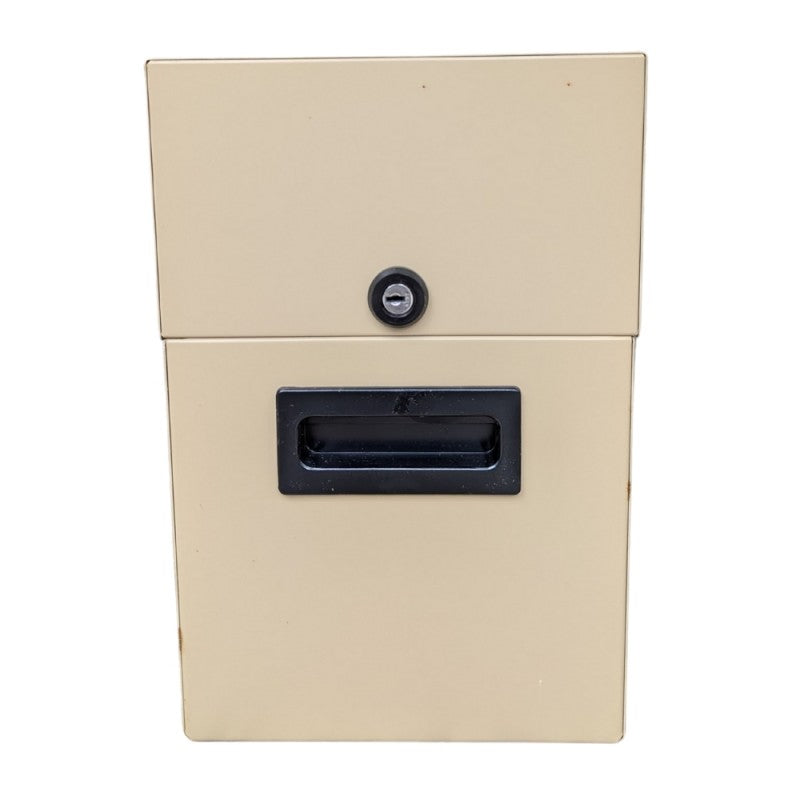 Schedario In Metallo Flex 30x19,5x29 Cm Chiusura Con Chiave E 2 Divisori