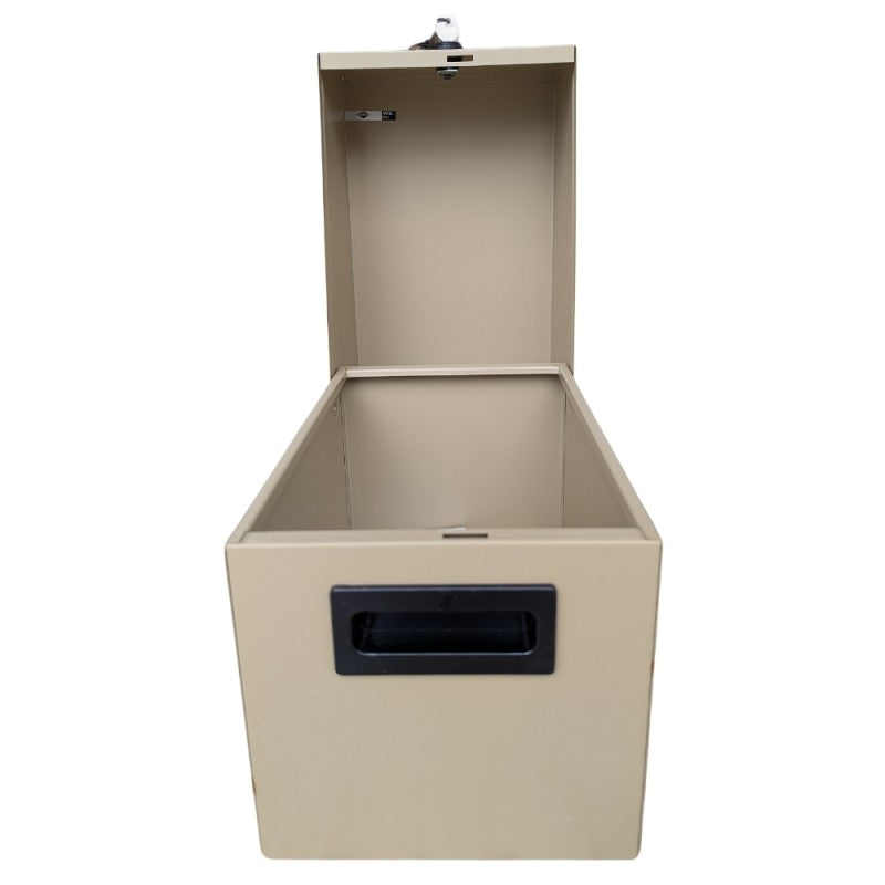 Schedario In Metallo Flex 30x19,5x29 Cm Chiusura Con Chiave E 2 Divisori