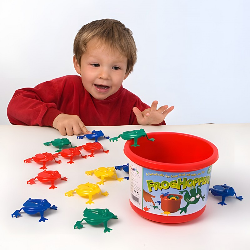 Secchiello 16 Rane Saltellanti Frog Hoppers – Viking Toys 1101