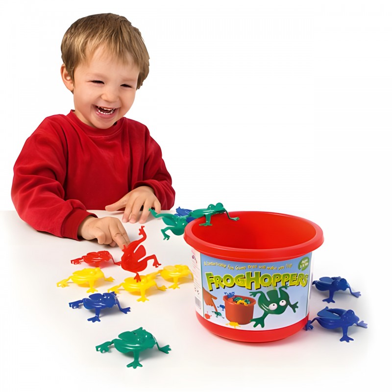 Secchiello 16 Rane Saltellanti Frog Hoppers – Viking Toys 1101