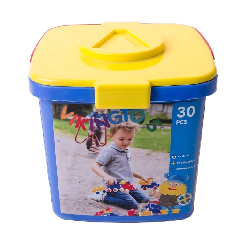 Secchiello Con 30 Veicoli Maxi – Viking Toys 41580