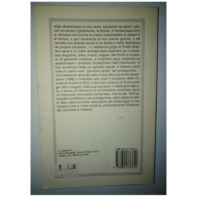 Senilità. Italo Svevo - Mondadori