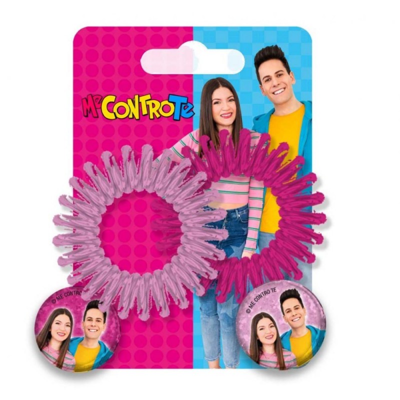 Set 2 Elastici Per Capelli A Spirale - Me Contro Te