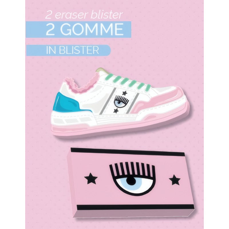 Set 2 Gomme Eyelike + Sneaker Chiara Ferragni X Pigna