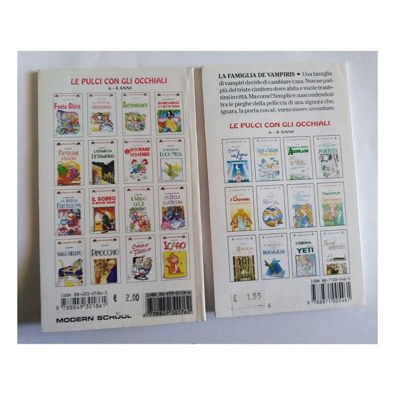 Set 2 Libri: La Strega Frittellona / La Famiglia De Vampiris