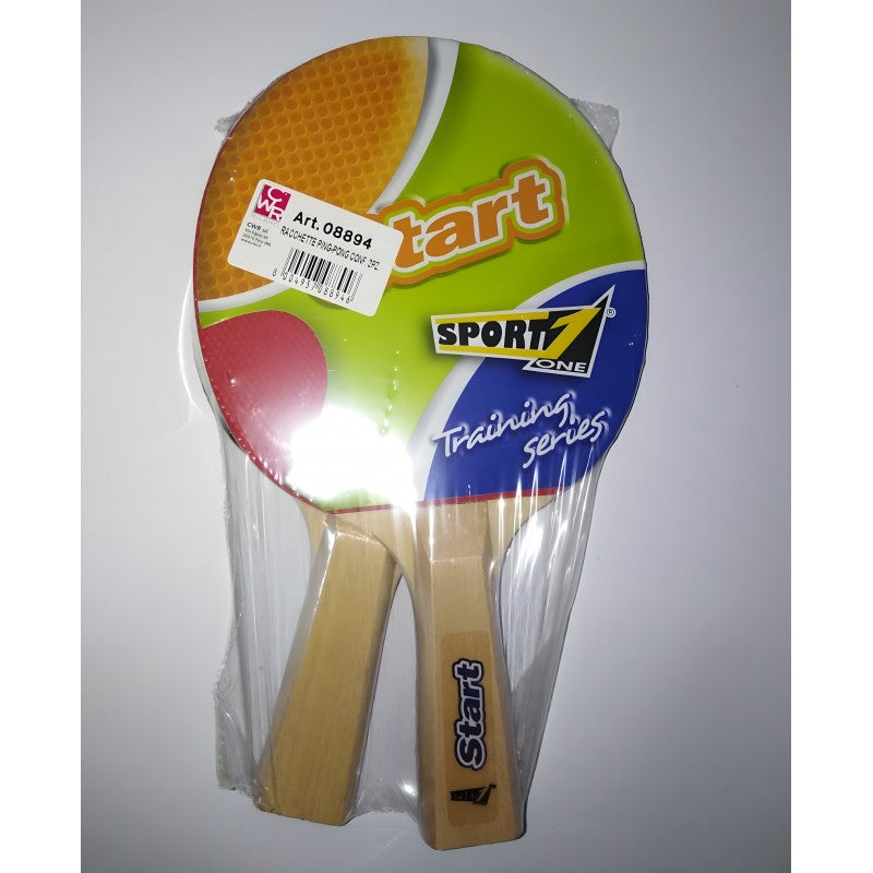 Set 2 Racchette Da Ping-pong - Cwr 08894