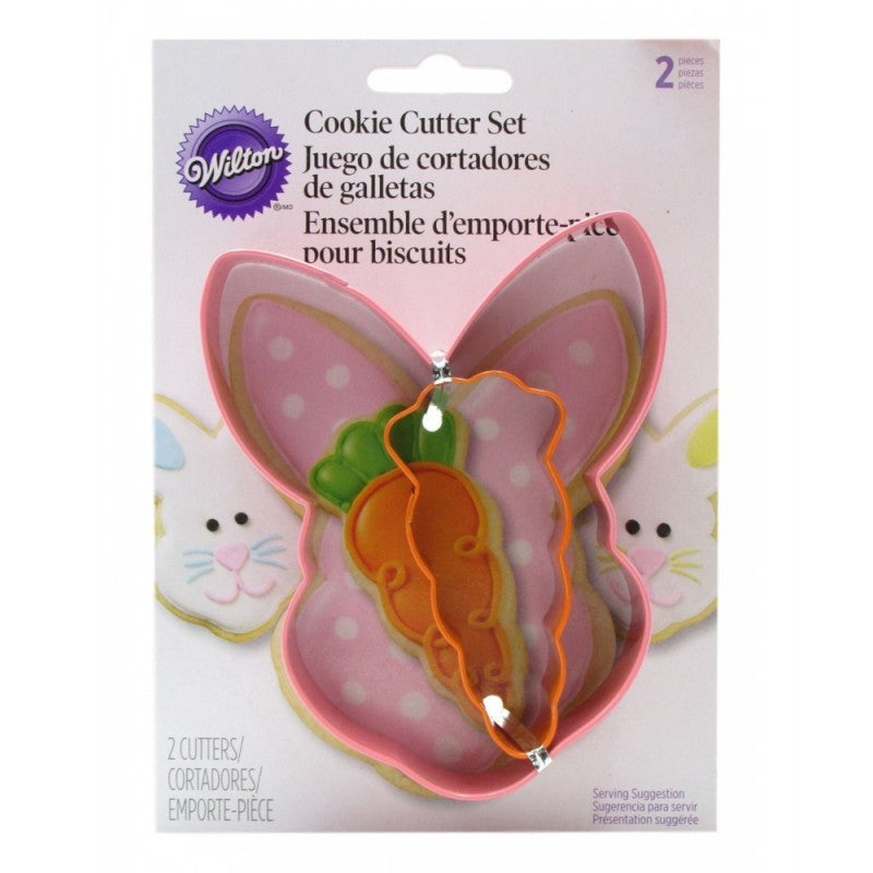 Set 2 Tagliapasta In Metallo Carota/coniglio