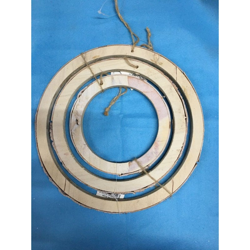 Set 3 Cerchi In Legno