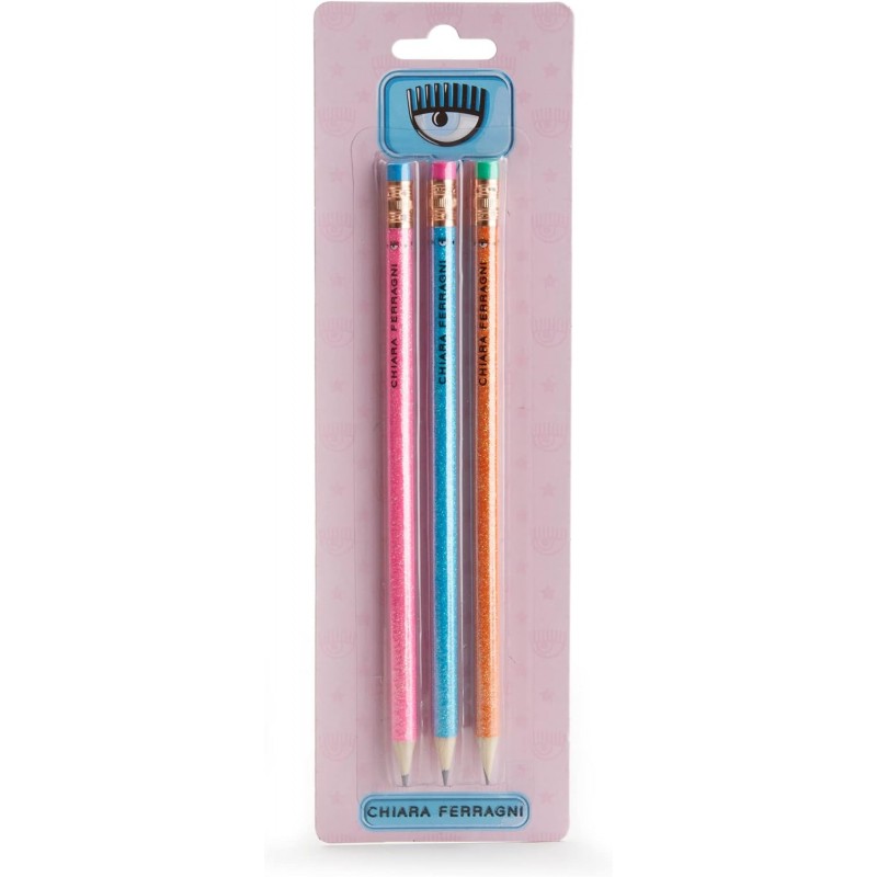 Set 3 Matite Assortite Chiara Ferragni X Pigna