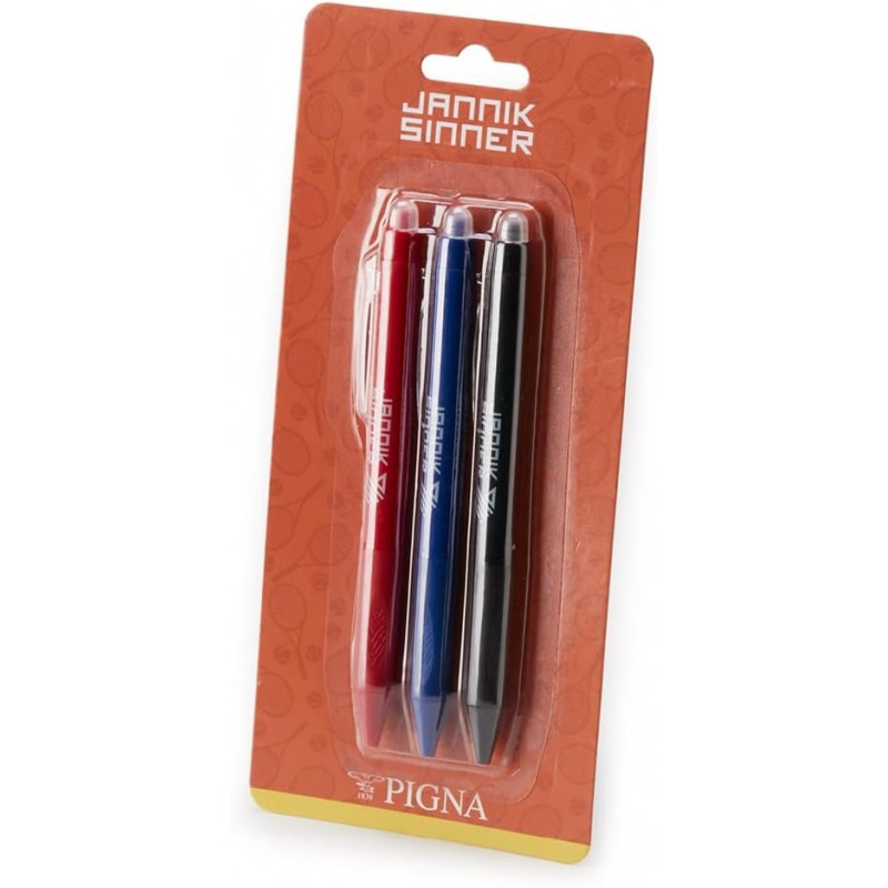 Set 3 Penne Cancellabili Pigna Jannik Sinner