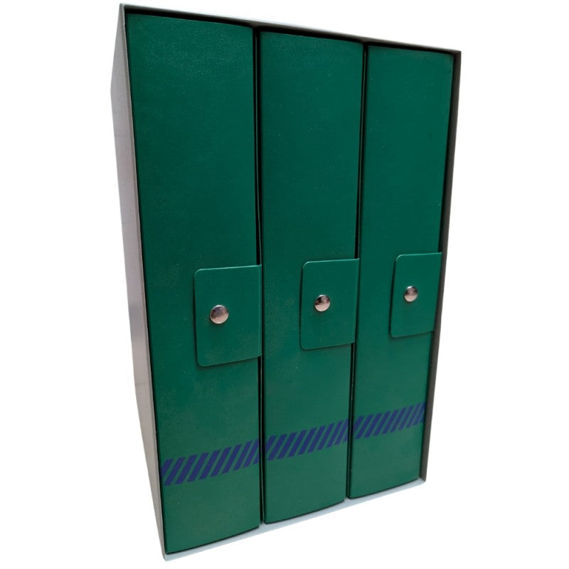 Set 3 Raccoglitori Flex Dorso 8 - Verde - 17913