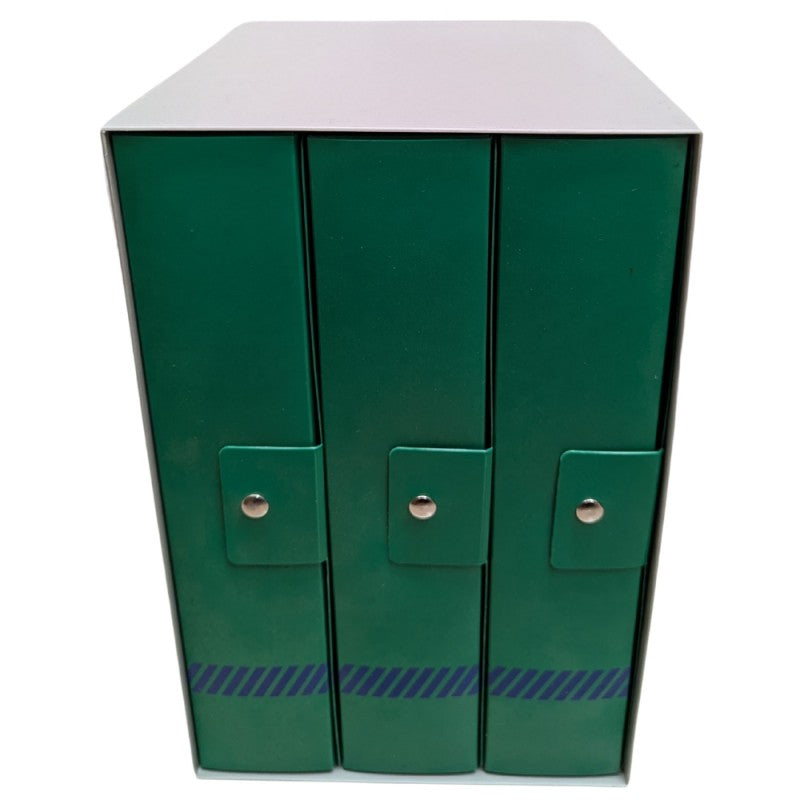 Set 3 Raccoglitori Flex Dorso 8 - Verde - 17913