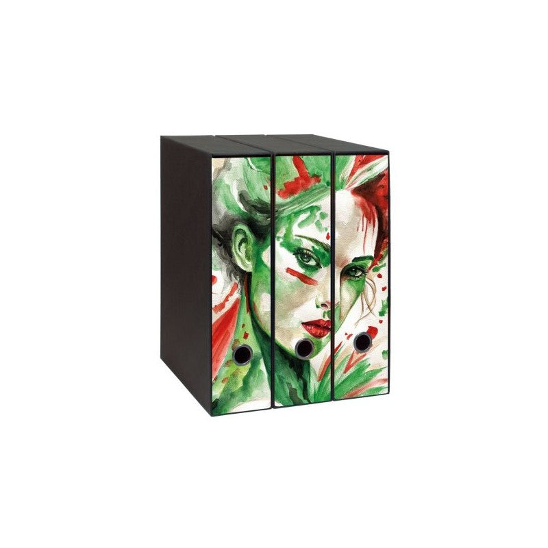 Set 3 Raccoglitori Image Donne - Speranza, Purezza, Passione - Formato Protocollo - Dorso 8 Cm