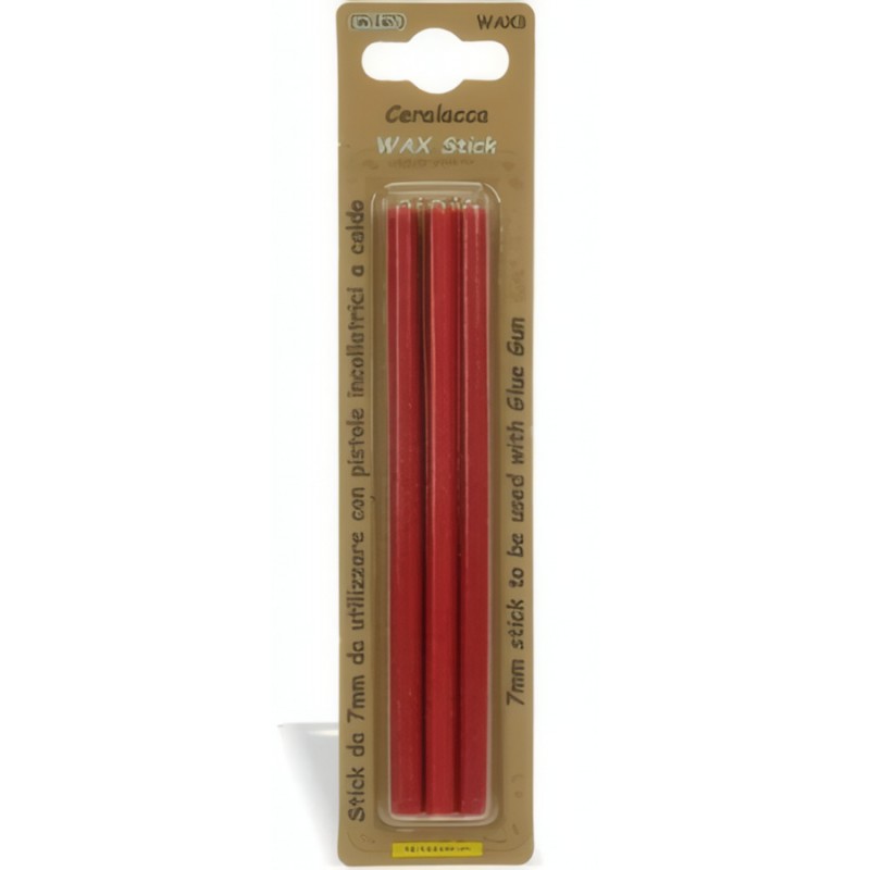 Set 3 Stick Ceralacca Per Pistole A Caldo 7mm - Wiler