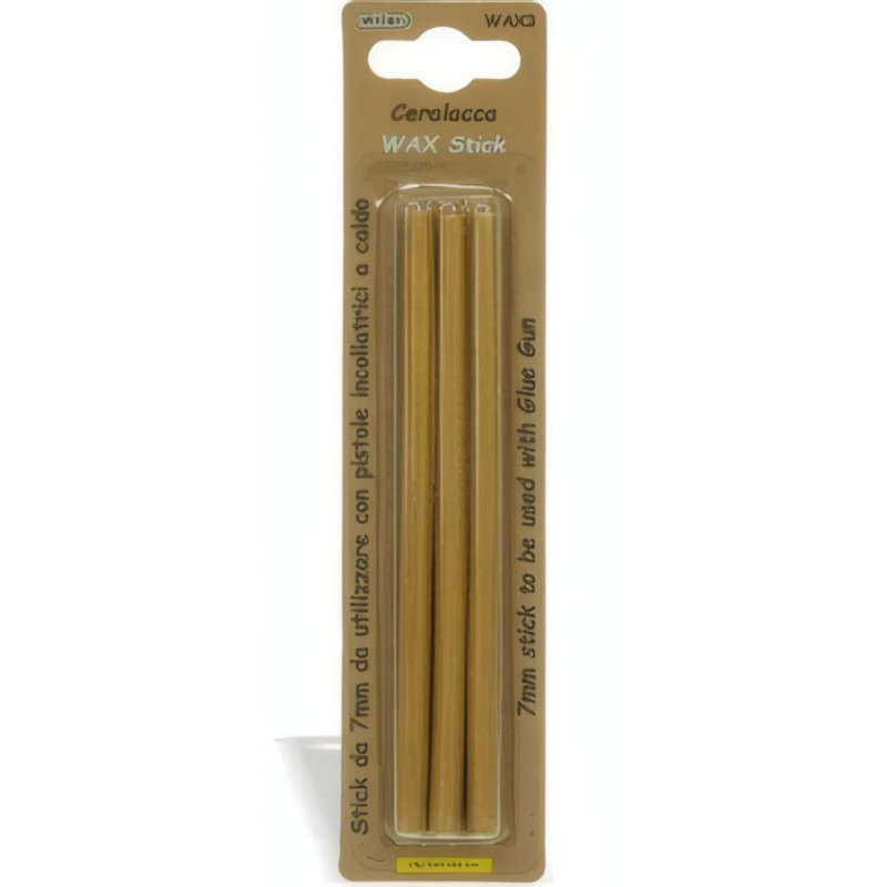 Set 3 Stick Ceralacca Per Pistole A Caldo 7mm - Wiler