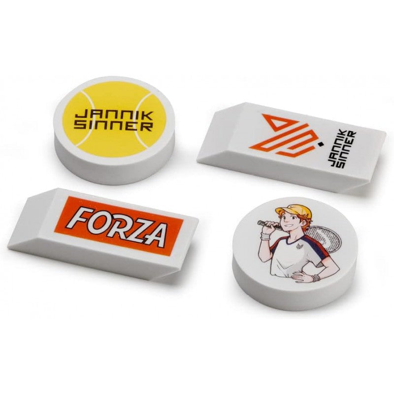 Set 4 Gomme Pigna Jannik Sinner