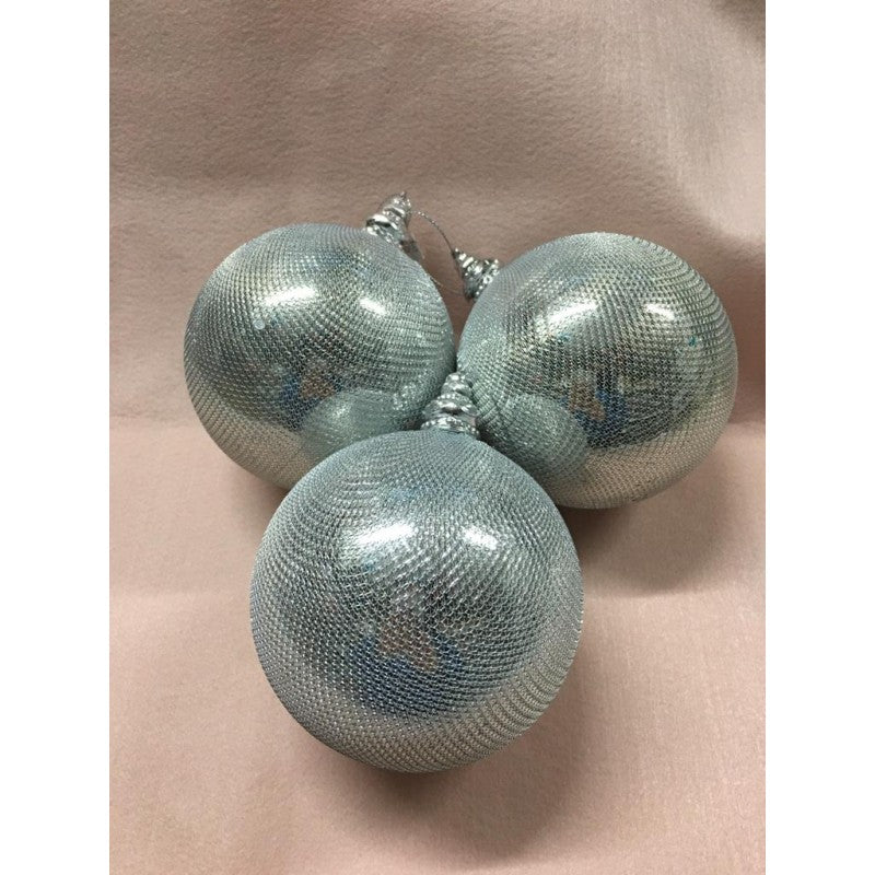 Set 4 Palline Argento