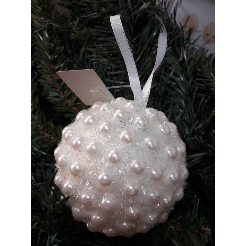 Set 4 Pendenti Sfera Con Perle