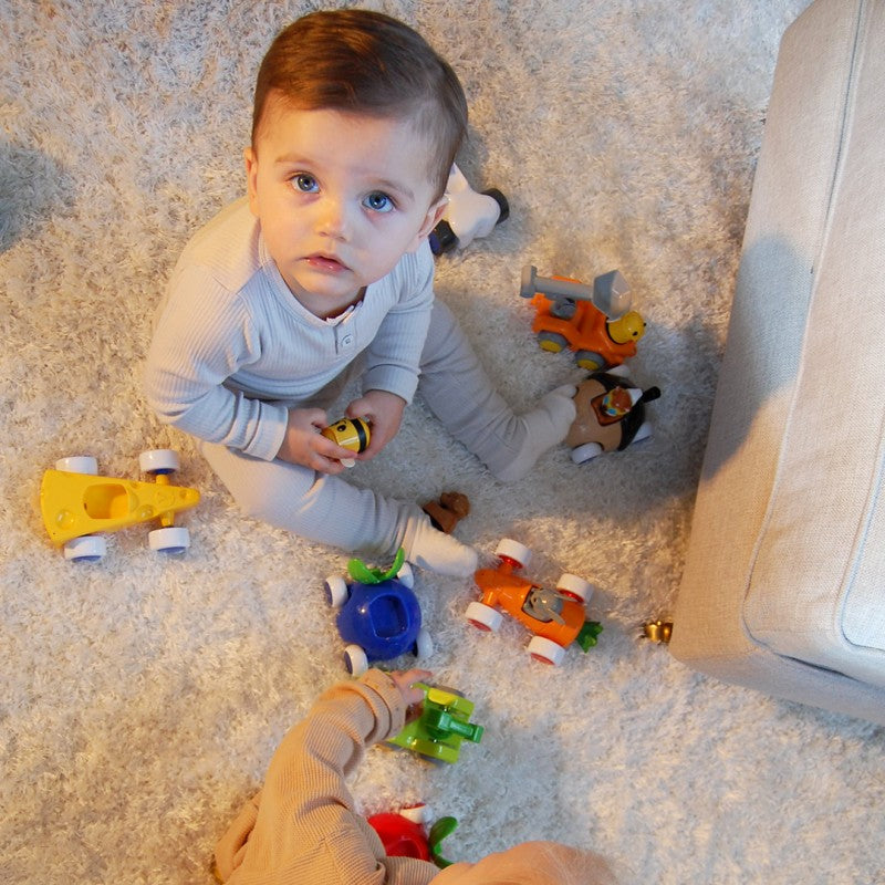 Set 4 Pezzi Macchinine Cute Racers - Viking Toys Vk1360