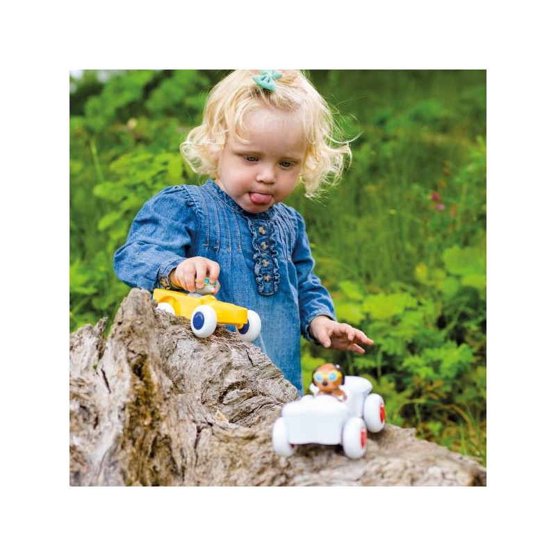 Set 4 Pezzi Macchinine Cute Racers - Viking Toys Vk1360