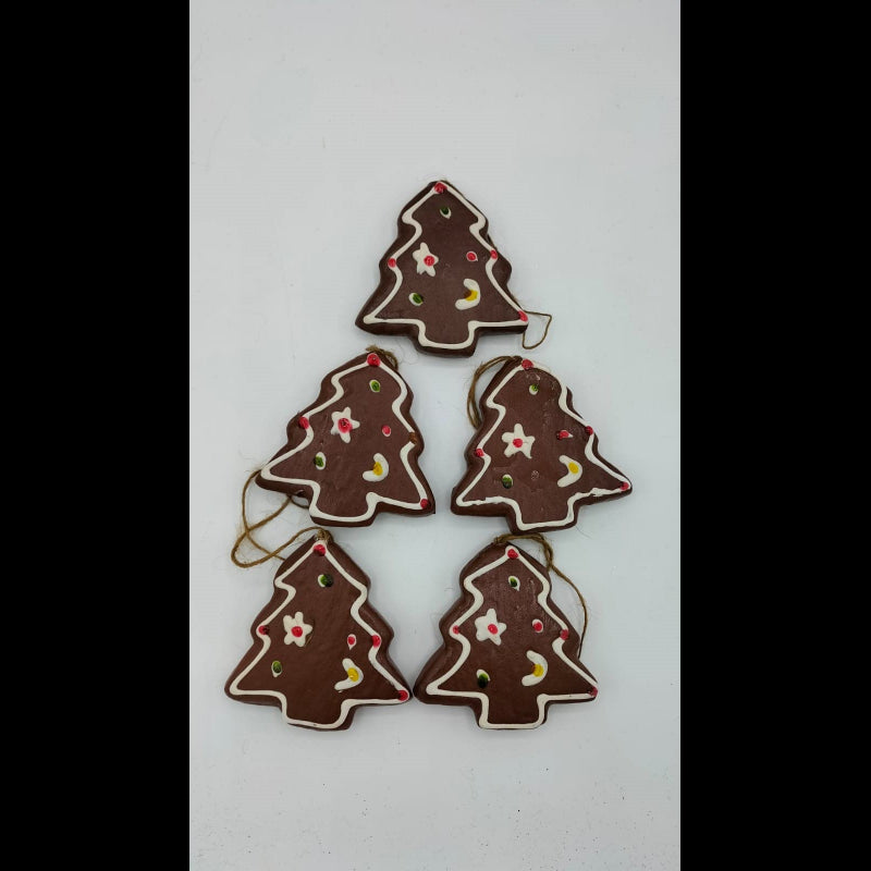 Set 6 Alberelli Natalizi Per Albero