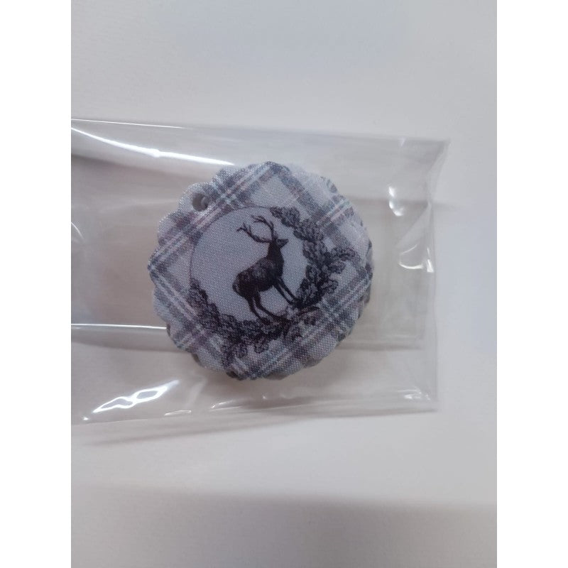 Set 6 Cerchietto Renna In Feltro - Grigio