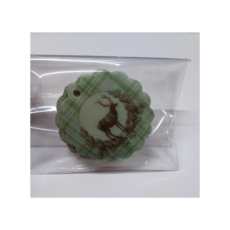 Set 6 Cerchietto Renna In Feltro - Verde